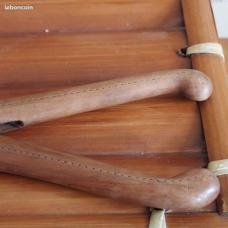 Putter Glendale Arbre En Bois Caryer Vintage - Manche Cuir, Main Droite