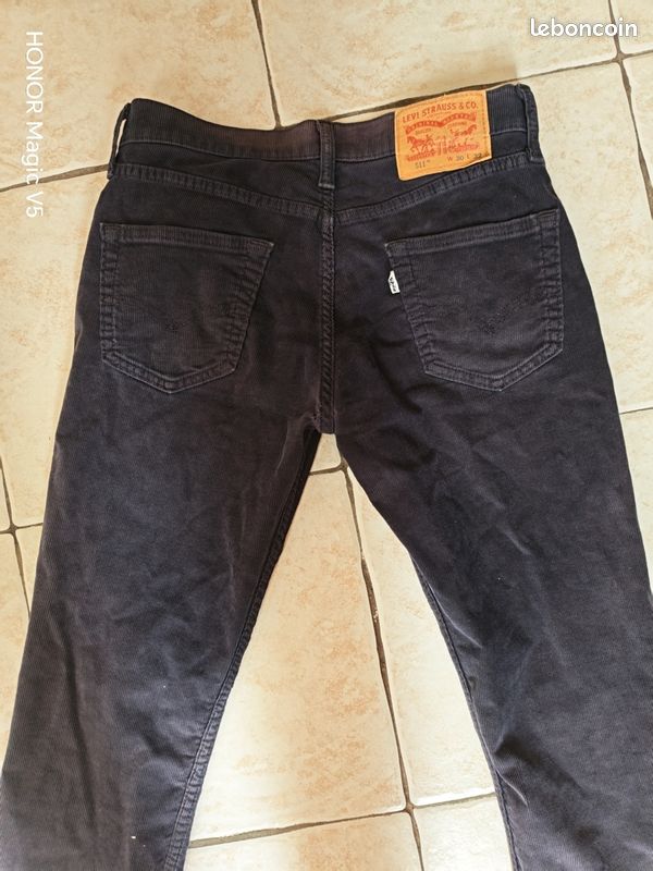 Jeans Velours Côtelé Frame - Taille 31 - Velours - Neuf Avec étiquettes - Coupe Denim Monture