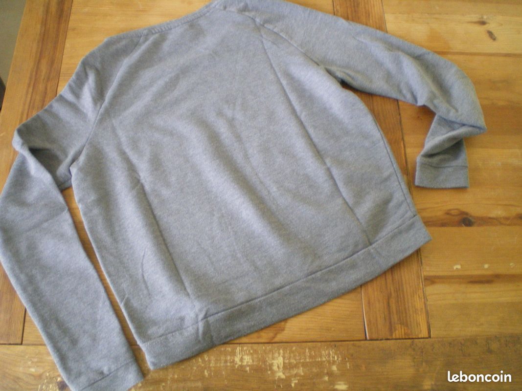 Idéal pour le sport : Sweat gris, taille S (image 3)