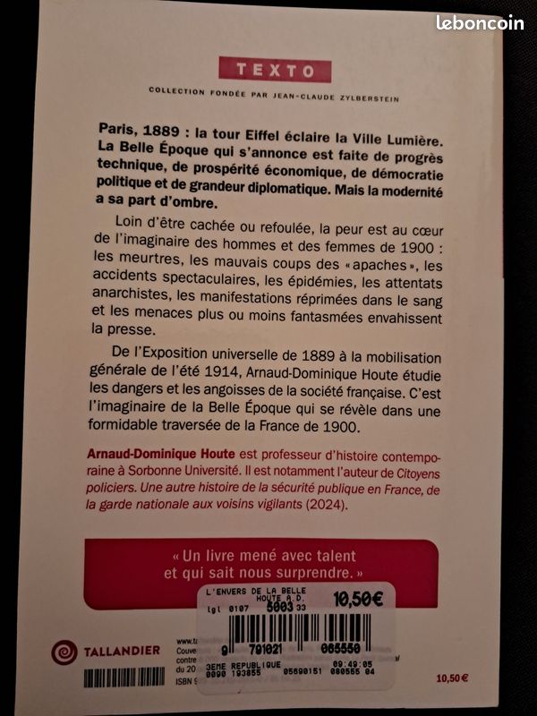 Livre L'envers de la Belle Époque (image 2)