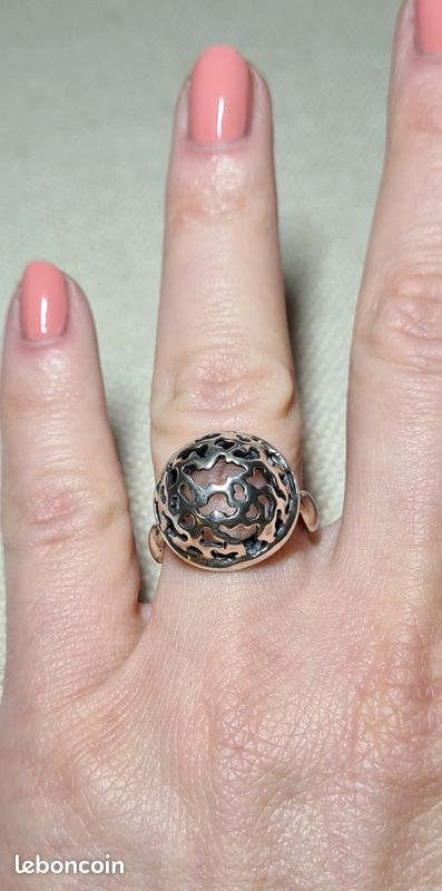 Bague En Argent Massif 925 - Diamètre 1,8 Cm, Occasion Simple Et Intemporelle
