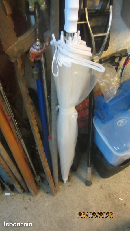 Paraplit blanc pour mariage (image 1)