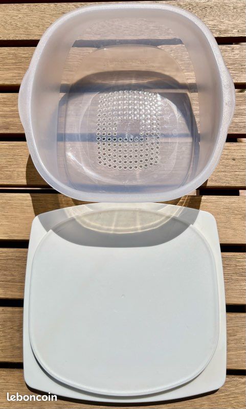 Tupperware 10200 J10 Boîte à Beurre Pour Garçon Blanc - Originale Et Pratique