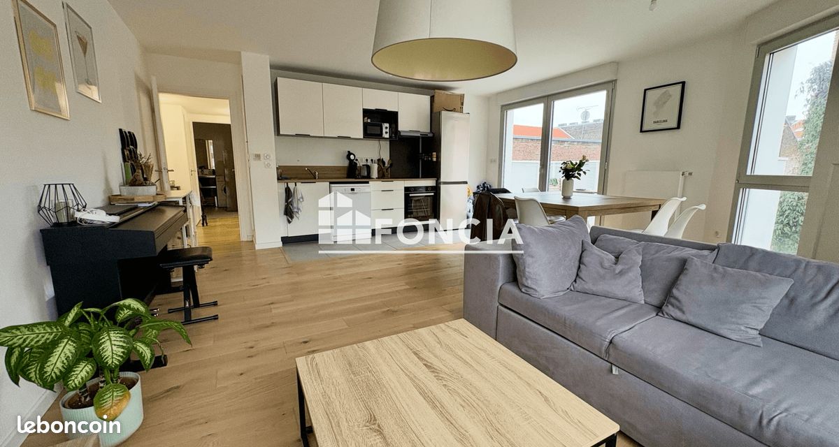 Appartement 3 pièces 66 m² · à Lille · 66 m² · 1 099 €/mois