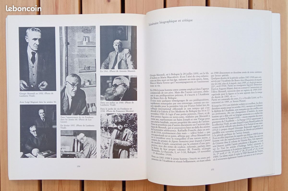 Giorgio Morandi - Éditions Mazzotta - Catalogue d'exposition Paris 1987 - Livre d'art (image 11)