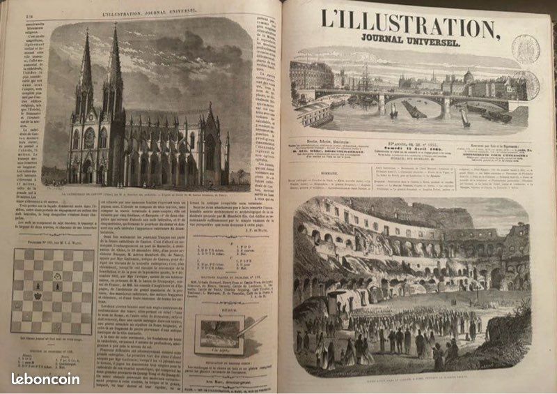 Semestres reliés du journal l'illustration après 1900- à venir chercher rapidement (image 10)