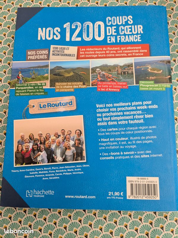 Livre 1200 coups de coeur en France Le routard (image 2)