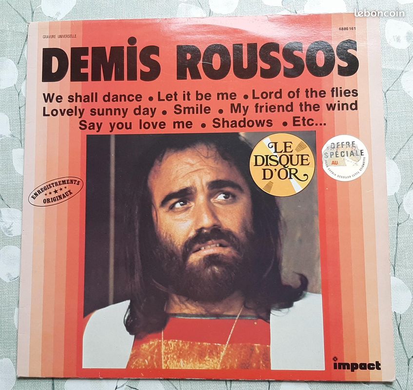 Vinyle 33t Demis ROUSSOS (image 1)