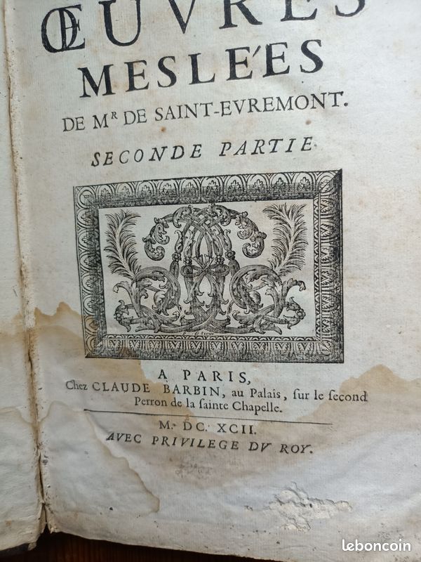 Oeuvres meslées Saint-Evremont (image 7)