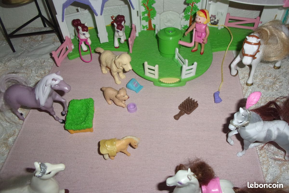 JOUET LA FERME avec FERMIERE + FILLE + CHEVAUX (image 3)