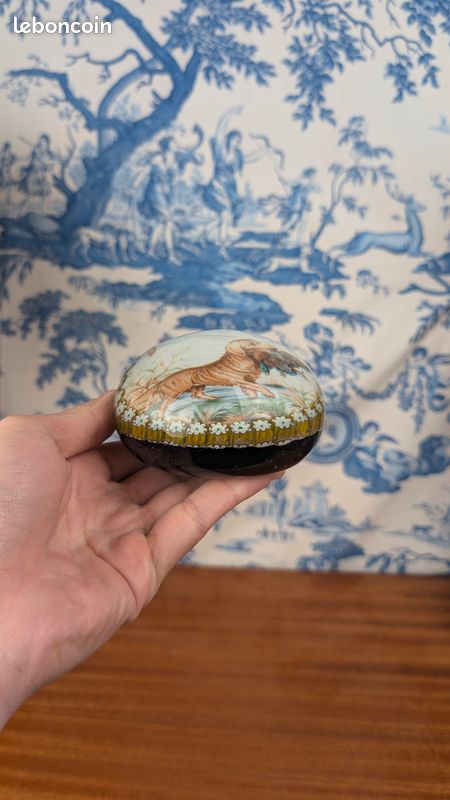 Ancien Presse-papier Baccarat Millefiori – Vintage – Fabriqué Au Japon