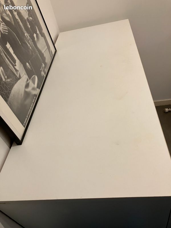 Meuble bois blanc de salle de bain (image 3)