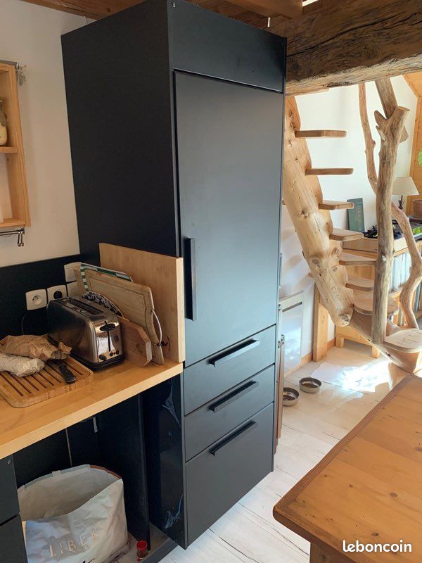 Meuble de cuisine IKEA Metod avec réfrigérateur (image 1)