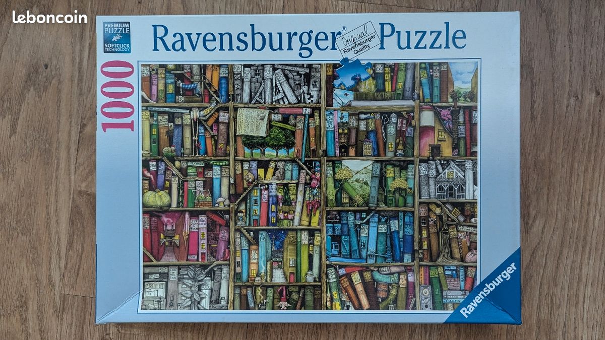 Puzzle Ravensburger adulte bibliothèque 1000 pièces (image 1)