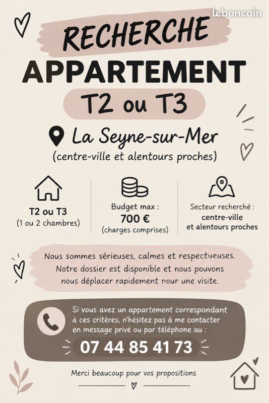 Appartement 3 pièces 45 m² · à La Seyne-sur-Mer · 45 m² · 700 €/mois