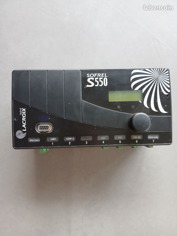Sofrel S550 - carte Ethernet + cartes DI, AI, DO, modem gsm3 (image 1)