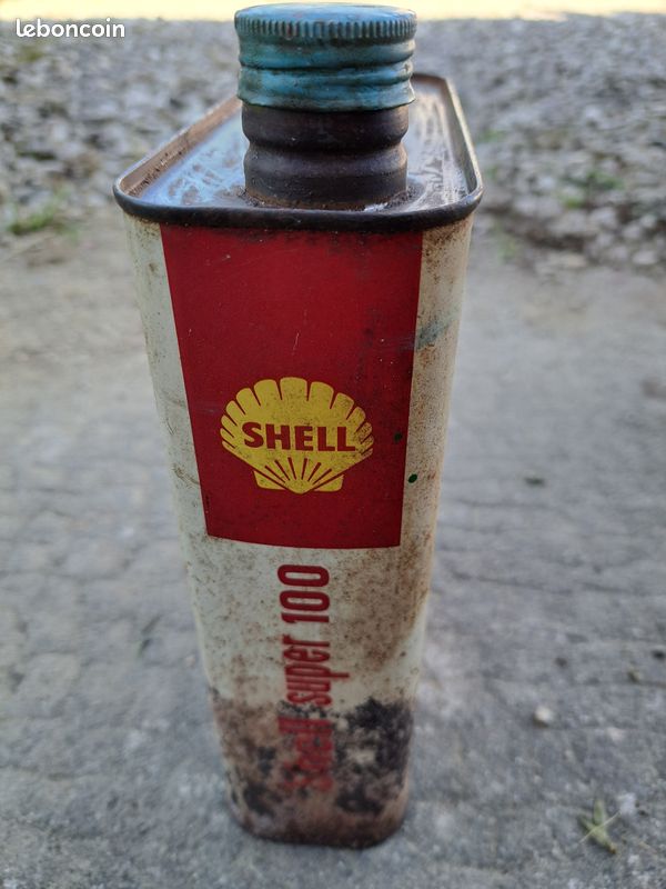 BIDON HUILE SHELL Super 100-Bien lire l'annonce (image 3)