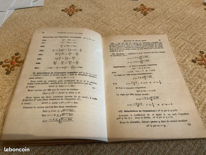 Livre d algèbre édition LIgel (image 3)