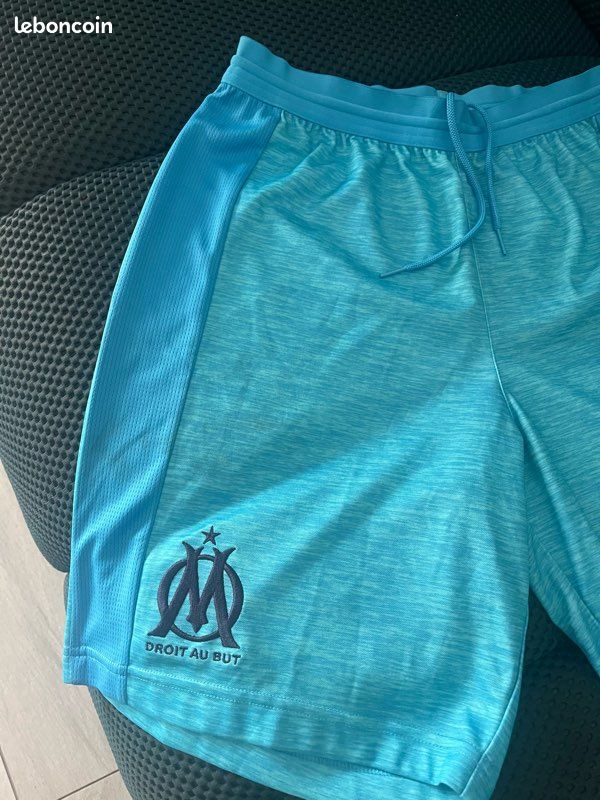 Short Olympique de Marseille Puma Bleu Ciel Chine – Taille S (image 2)