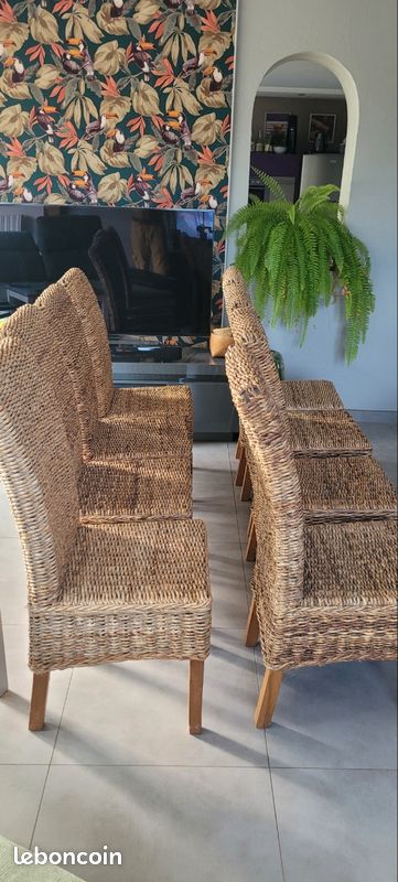 Vends 4 chaises " cordes" , (image 4)