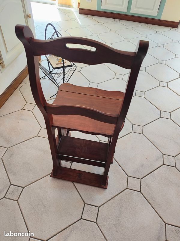 Chaise escabeau bibliothèque (image 3)