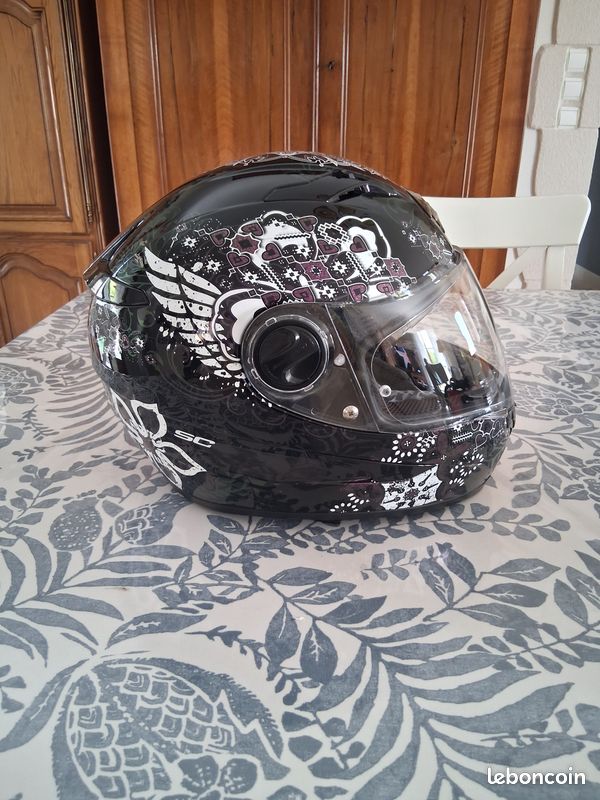 Casque SCORPION EXO 490 DIVINA Taille M (58) TBE Équipement moto