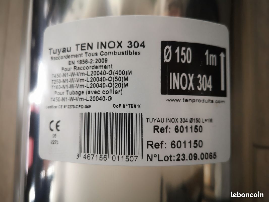 Tuyau TEN INOX 304 (image 1)
