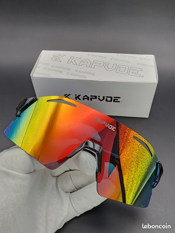 2 Lunettes De Vélo Sport UV400 - Lunettes Cyclisme Homme Femme Protection Solaire Jaune Et Mercure