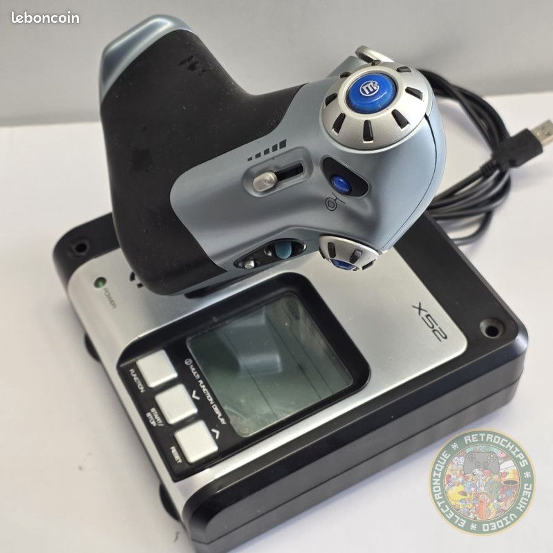 Logitech X52 H.O.T.A.S. Contrôleur De Simulation Accélérateur Et Joystick – BE – Testé – E (image 3)