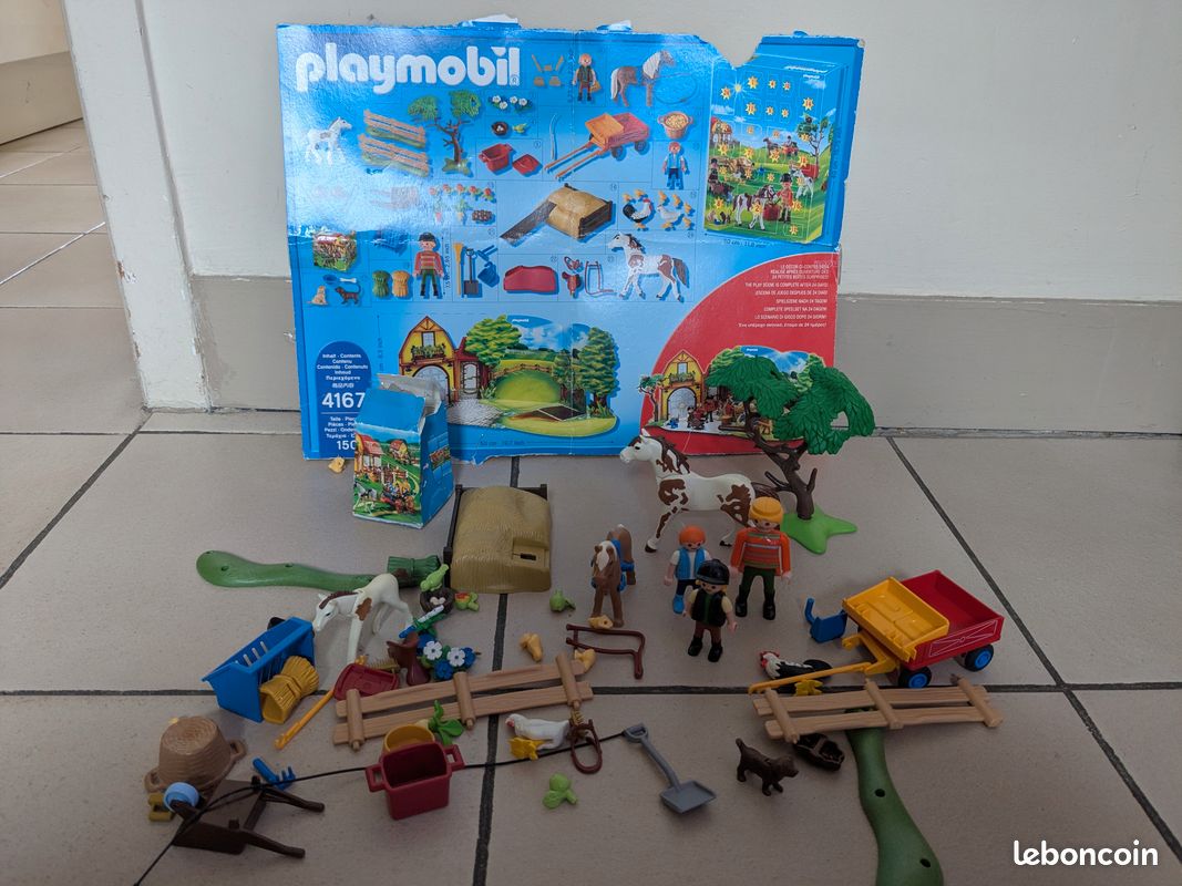 Vends playmobil calendrier de l'avent équestre 4167 (image 2)