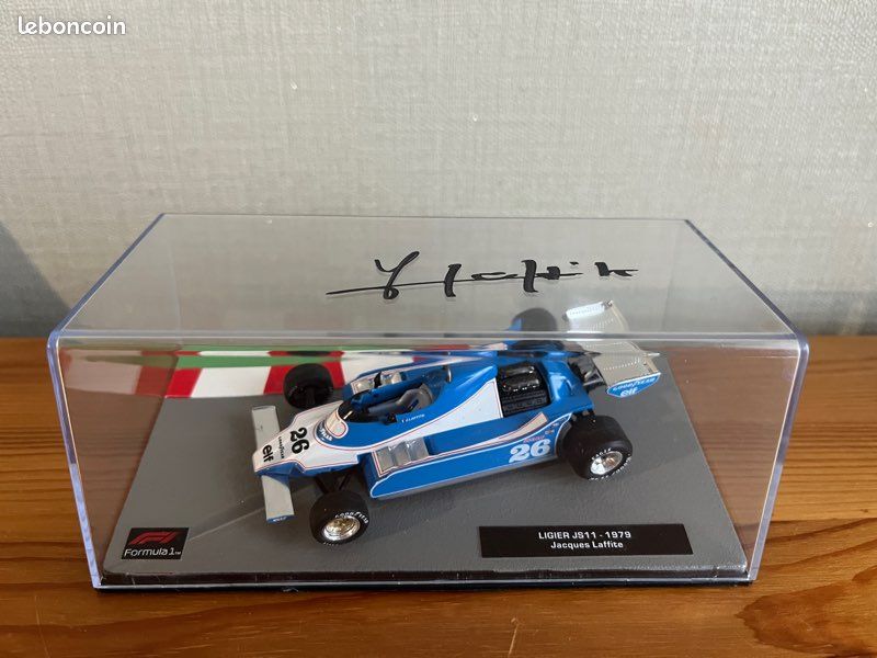 Voiture Miniature 1/24 Ligier JS11 Jacques Laffite 1979 - Formule 1 Collection Ixo Hachette - Modèle Métal Détail Exceptionnel