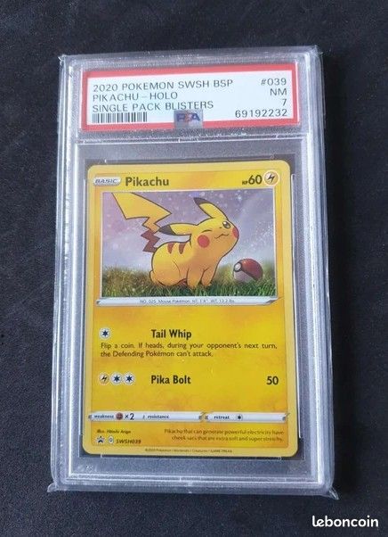 pikachu pokemon card swsh039 Pikachu SWSH039 – Kantocards main image 0