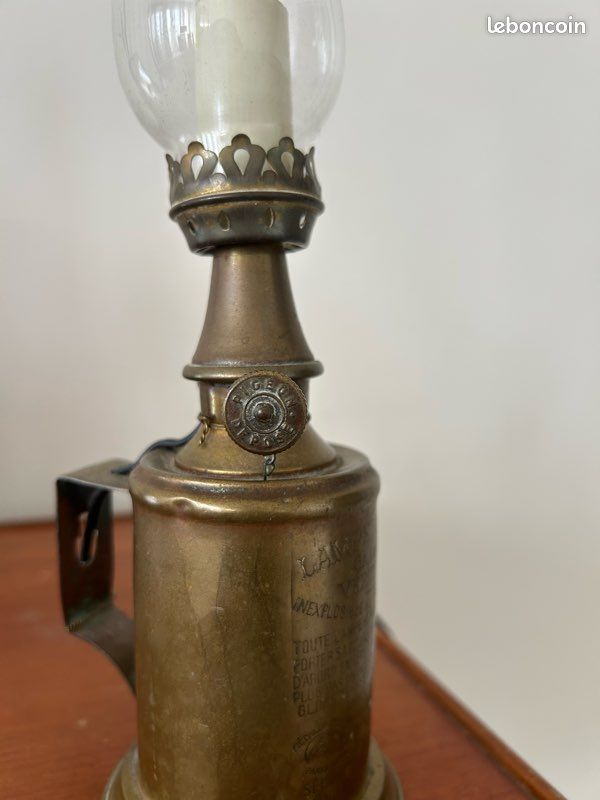 Lampe ancienne style lampe à pétrole – décoration vintage (image 4)