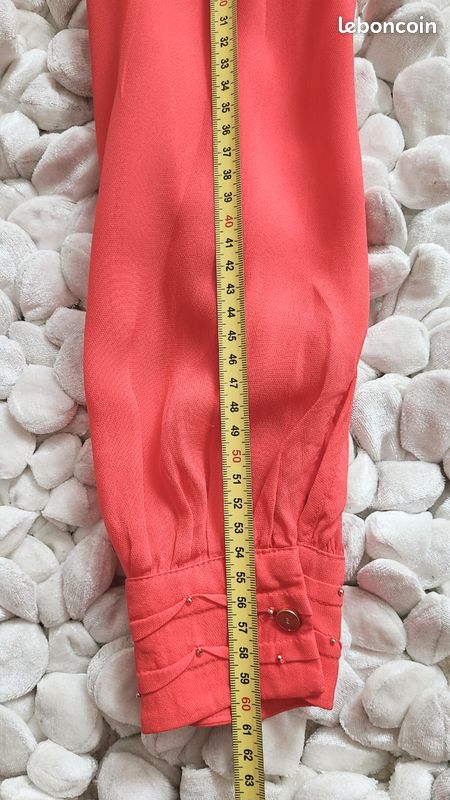 Robe Cocktail Karen Millen Rouge - Col V, Sans Manches, Taille Crayon, Occasion Très Bon état
