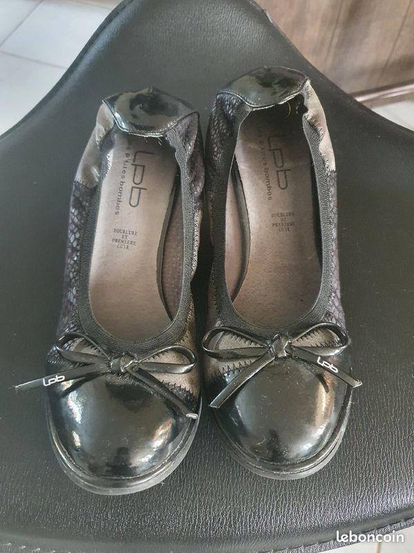 Ballerines talons compensés (image 2)