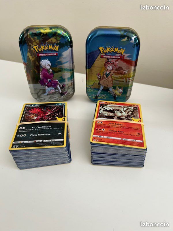 Lot de 200 cartes Pokémon + boîte de rangement (différents modèles) lire l’annonce PETIT PRIX (image 9)