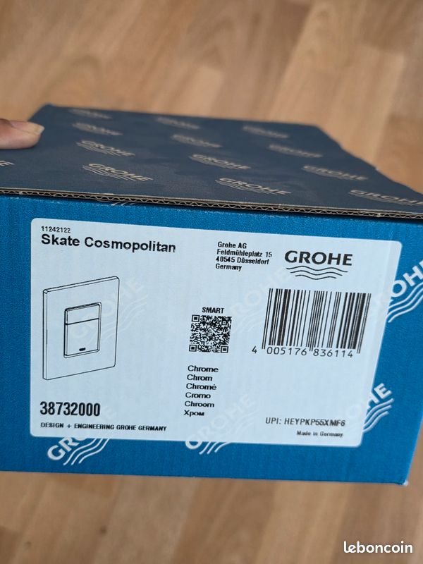Plaque Grohe Skate Cosmopolitan Chrome (image 1)