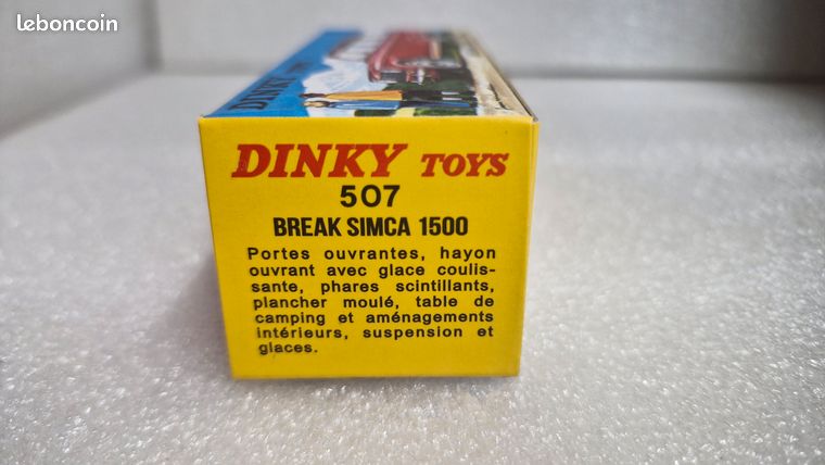 Table De Camping Miniature Dinky/Solido Pour Simca Break 1500 - Réf. 507 - Neuf