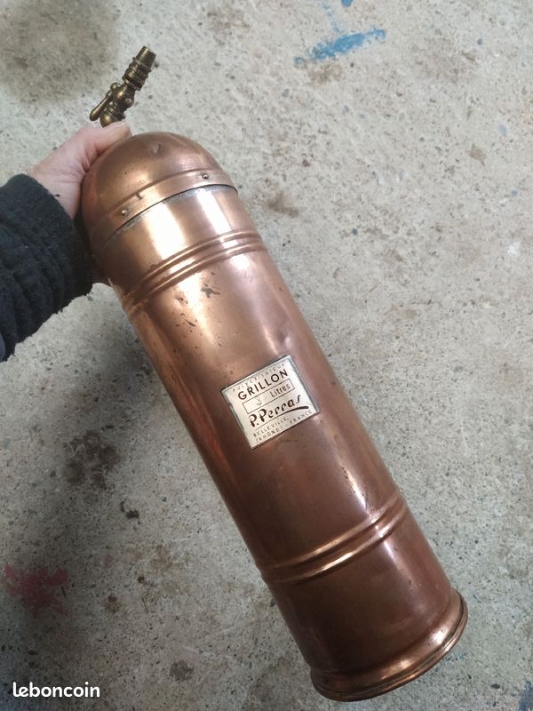 Pulvérisateur ancien cuivre (image 3)