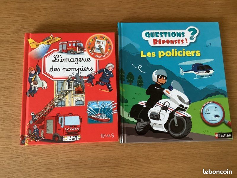 Lot de livres police et l’imagerie des pompiers (image 1)