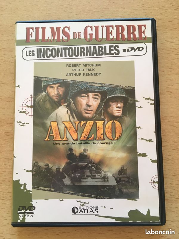 Robert mitchum , peter falk - anzio - DVD - Films