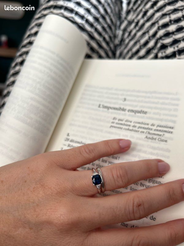 Bague KENNEDY Gemmyo Saphir diamant Montres Bijoux