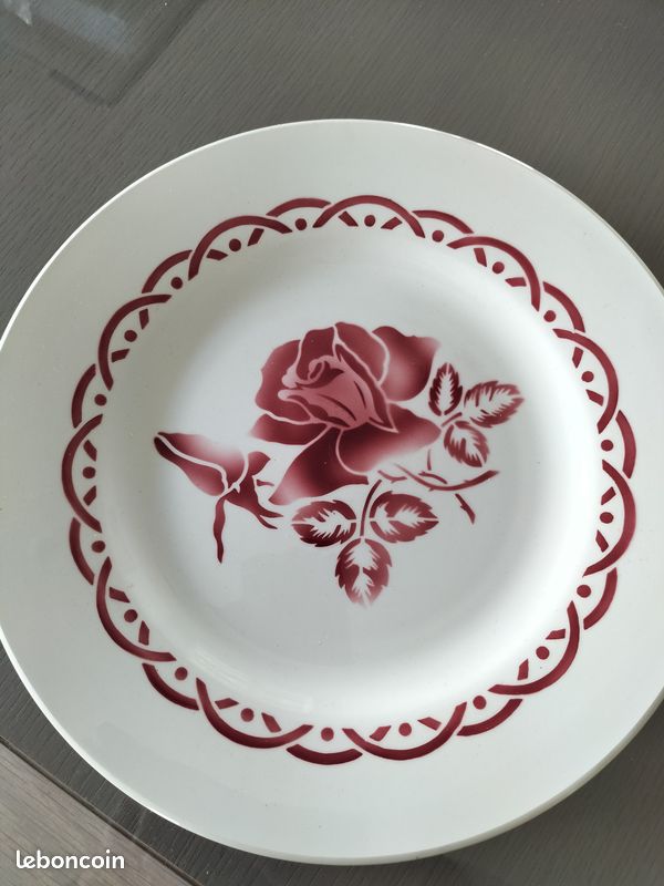 Assiette plate Vintage (image 2)