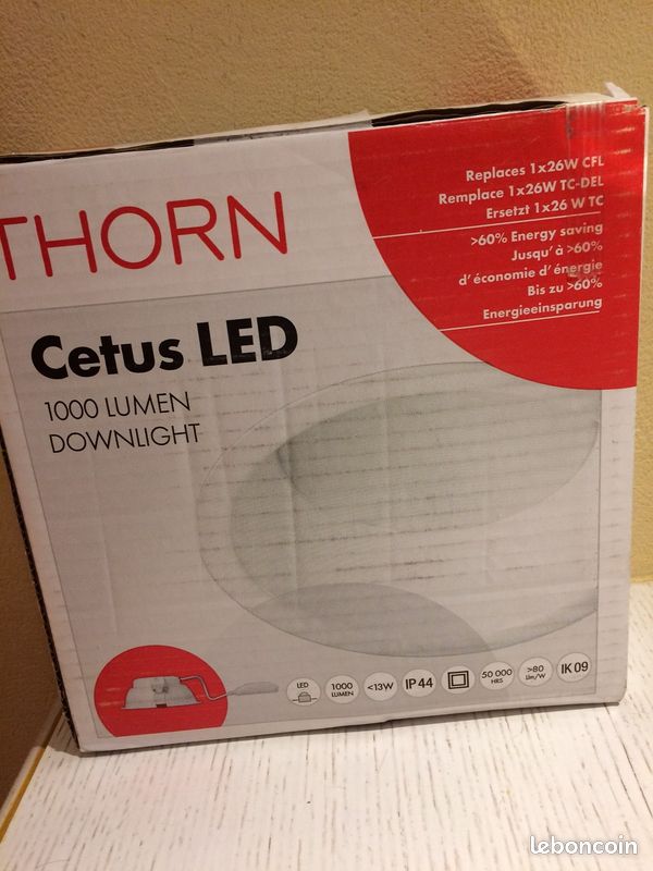 Neuf deux éclairages Led type DOWNLIGHT 13W (image 1)