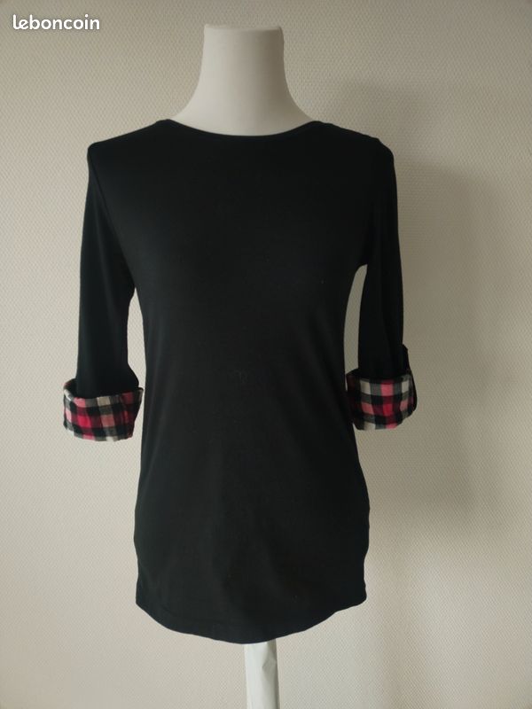 T shirt manches longues noir lc waikiki m (image 6)