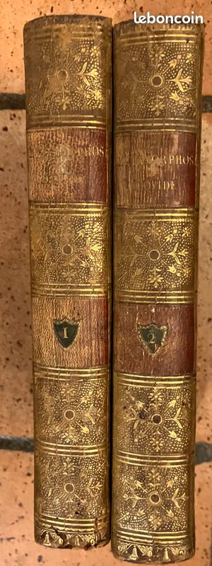 Ovide – Les Métamorphoses – Édition originale 1800 – 2 tomes illustrés (image 1)