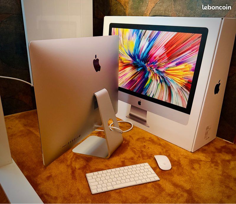 IMac 27 pouces Retina 5K 2019 – Core i5 – 24 Go RAM – Fusion Drive 1 To + clavier et souris Apple (image 5)