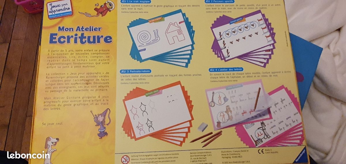 Jeu "mon atelier Ecriture" en parfait état (image 3)