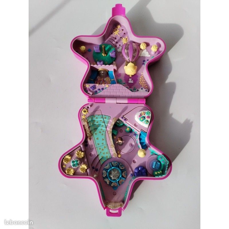 Polly Pocket Fairylight Wonderland Complete, lumières de travail, lutin, fée Ella, personnages de fées Polly Pocket vintage des années 90, étoile rose - France