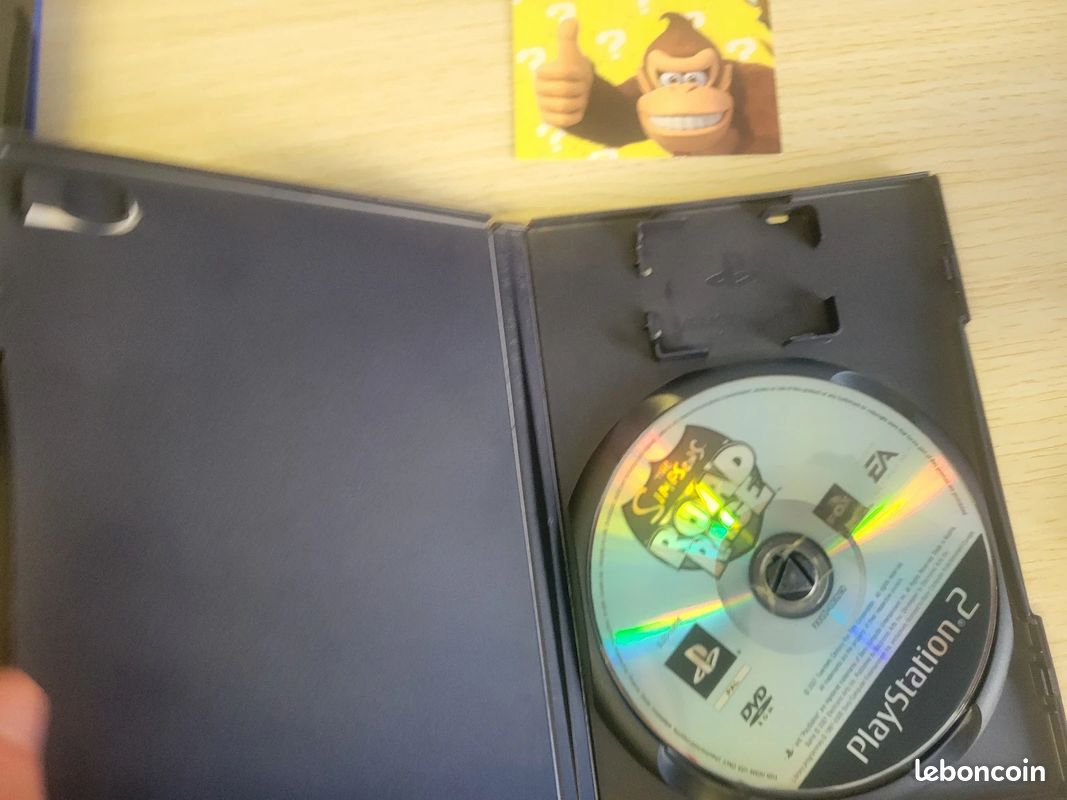 Simpsons Road Rage PS2 – Coque, Manuel, étiquette Noire, édition Complète (2001)